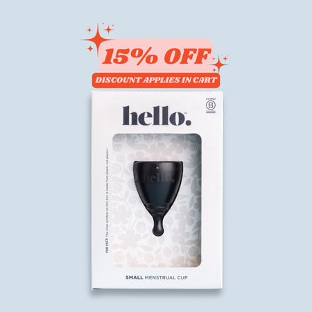 Hello Cup | Menstrual Cup | Black