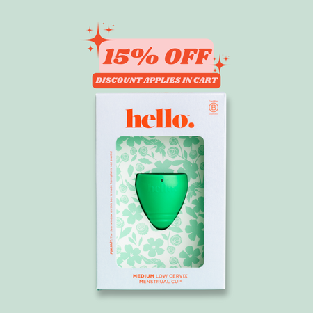 Hello Cup Low Cervix | Menstrual Cup
