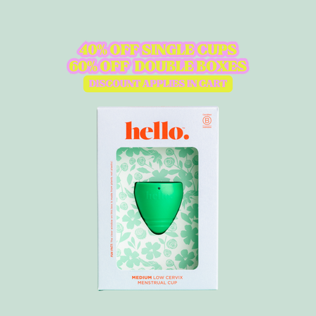 Hello Cup Low Cervix | Menstrual Cup