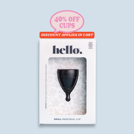 Hello Cup | Menstrual Cup | Black