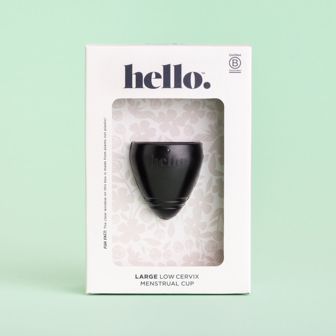 Hello Cup Black - Low Cervix