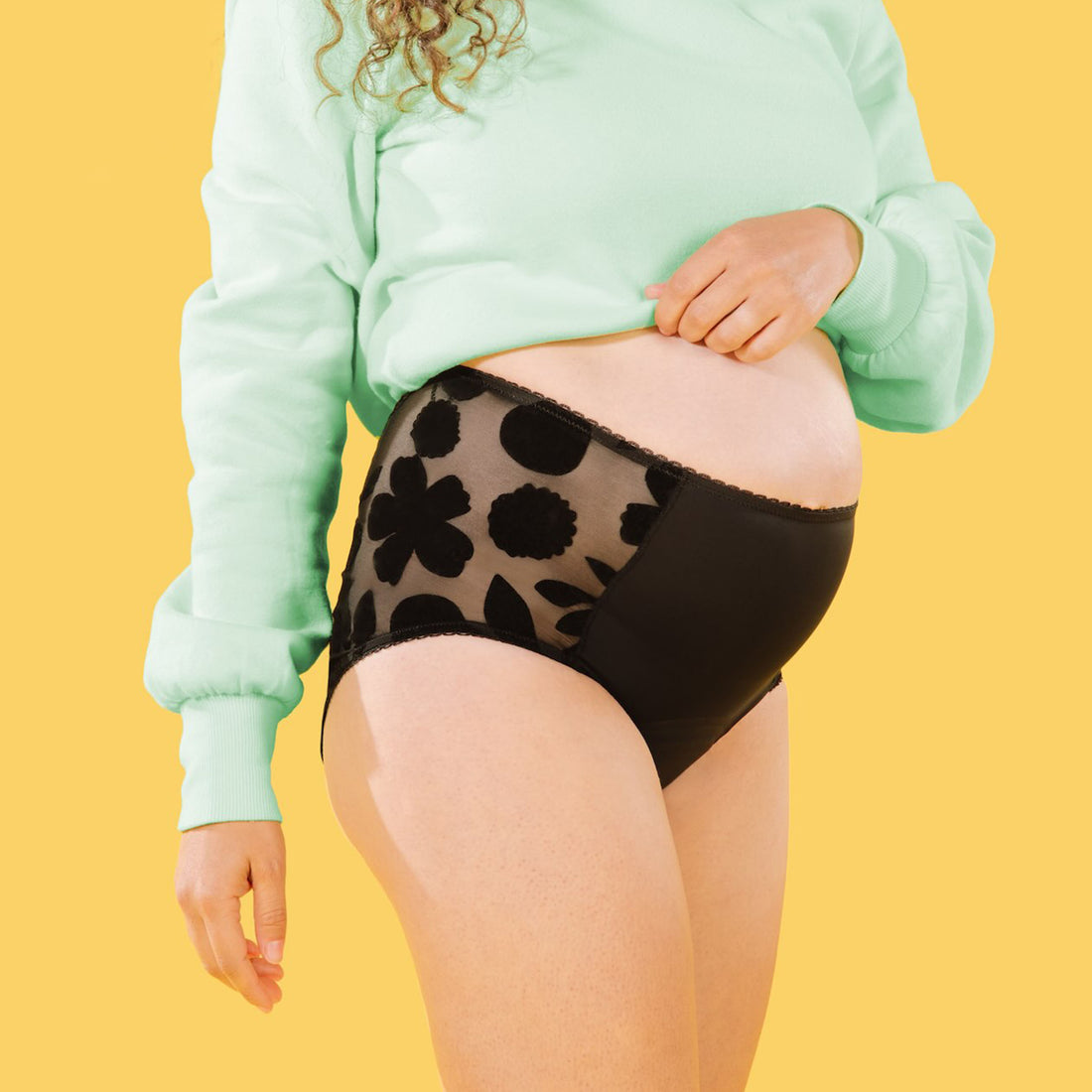 Hello Undies High Waist - Black
