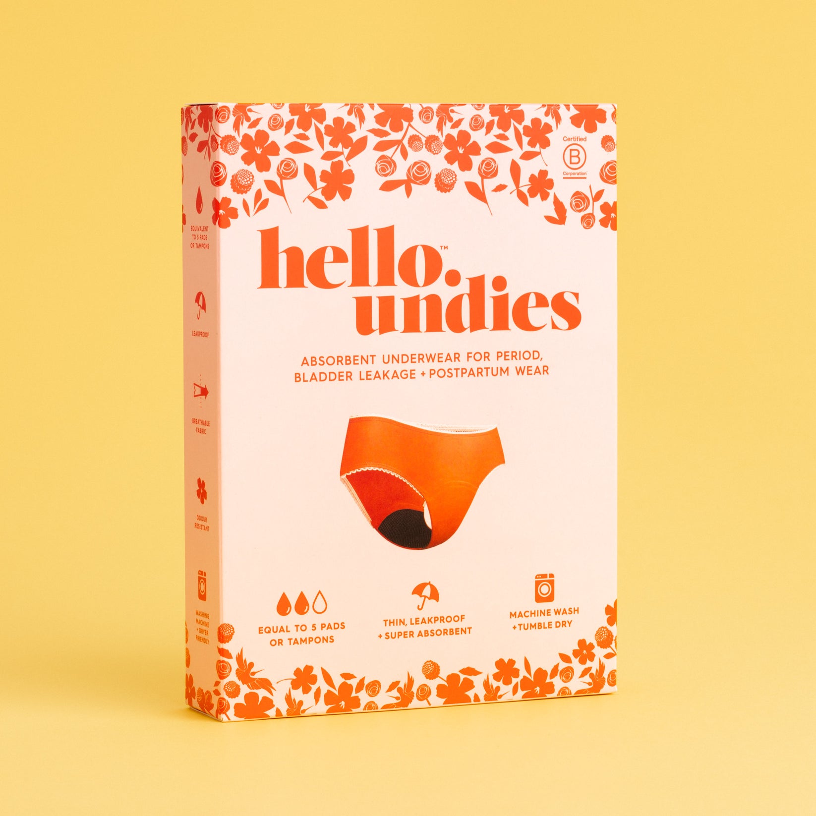 Hello Undies - Coral