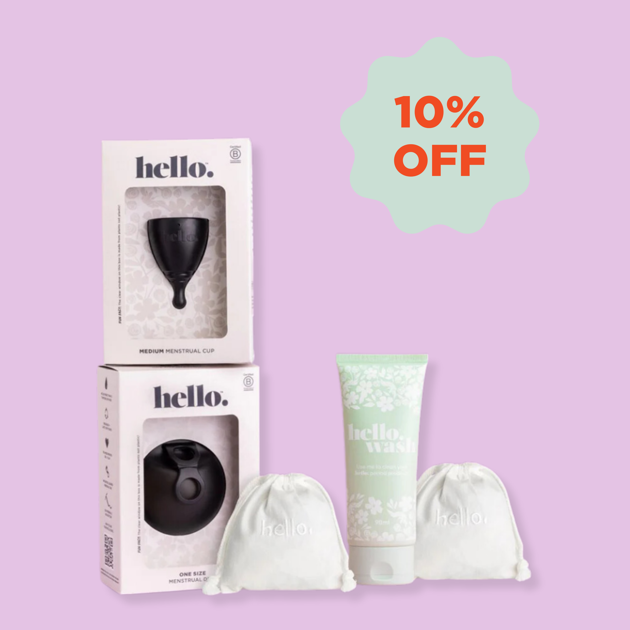 Hello Disc + Cup Bundle – Hello Period