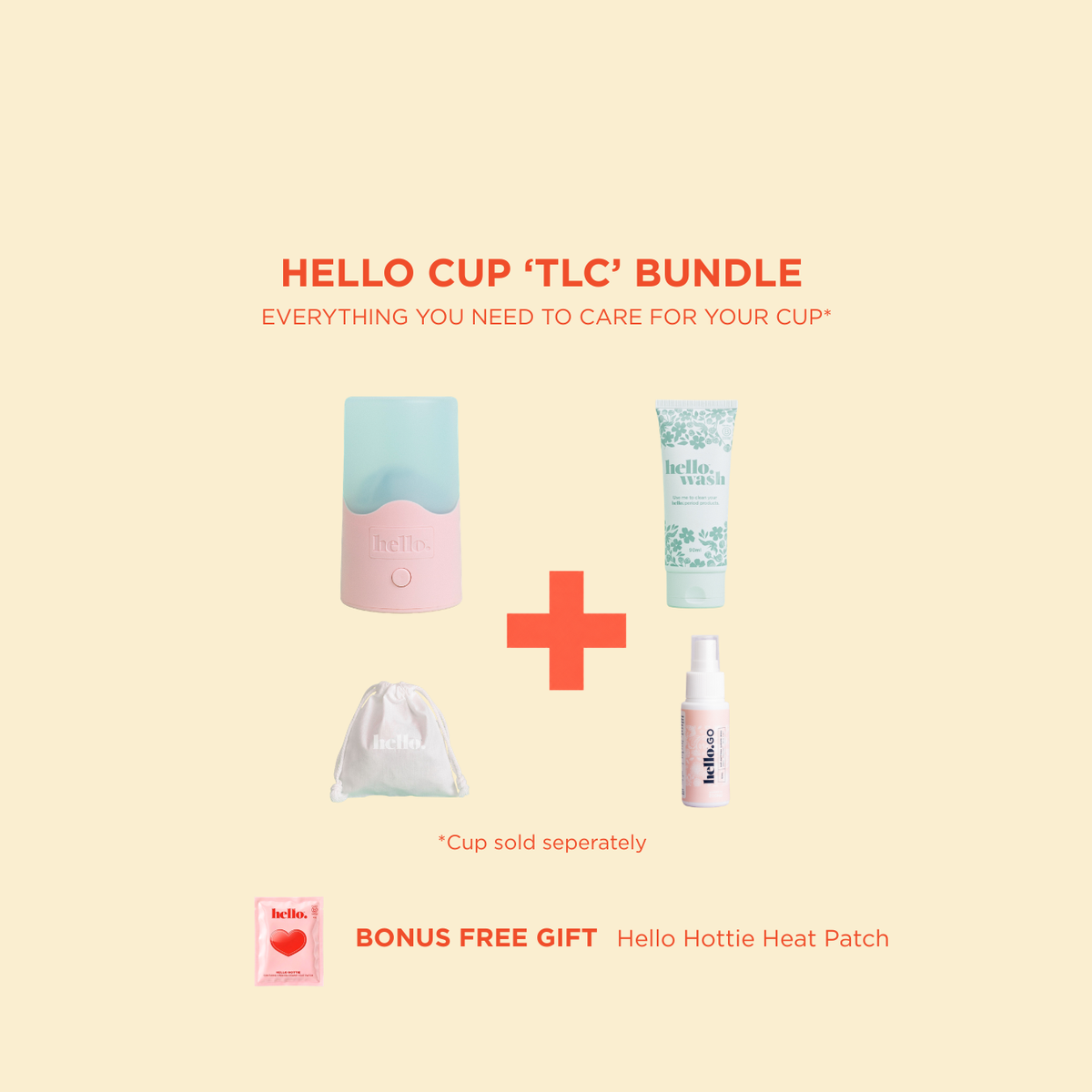 All the accessories to look after your menstrual cup