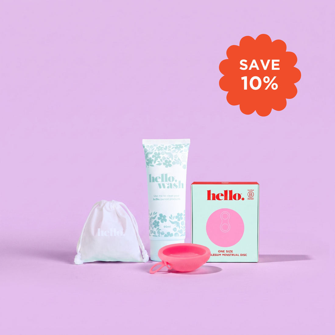 Hello Disc, Hello Wash & Storage Bag
