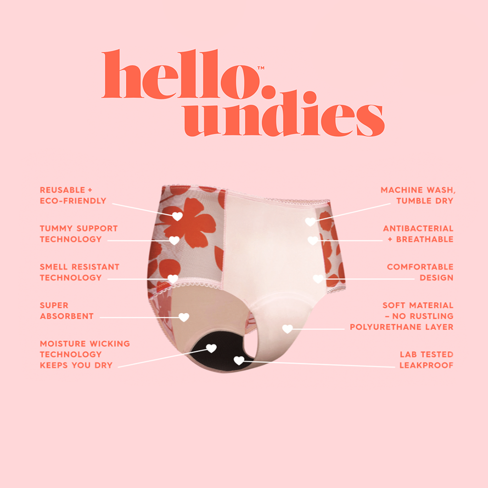 Hello Undies High Waist - Blush